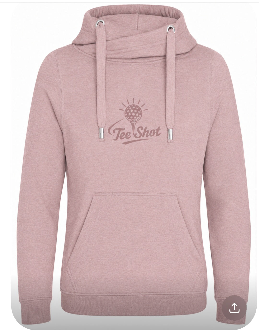 Cross neck hoodie