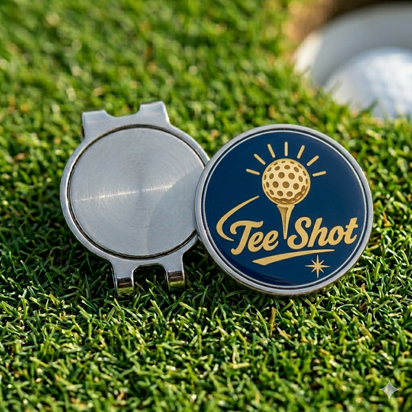 Ball marker and hat clip