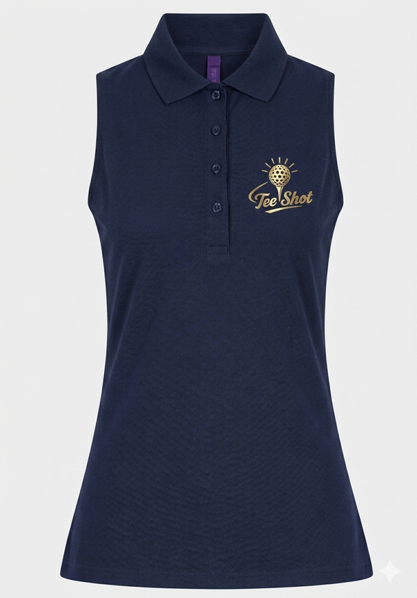 Women’s sleeveless Coolplus® polo shirt